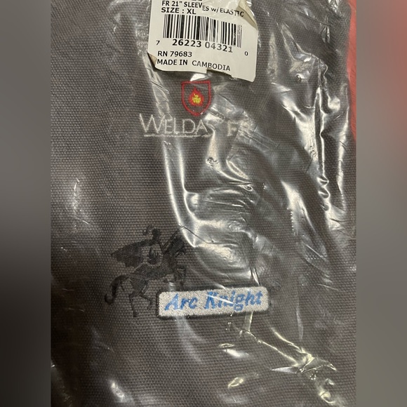 🔥 Weldas FR Arc Knight 21” Fire Protection Sleeves With Elastic End US XL 🔥 - Picture 4 of 4